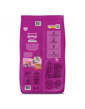 WHISKAS® para Gatos Filhotes Sabor Carne e Leite 2,7kg