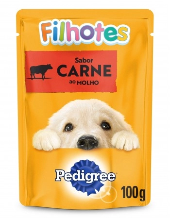 PEDIGREE® Sachê Filhotes Sabor Carne ao Molho 100g