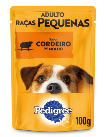 PEDIGREE® Sachê Adulto Raças Pequenas Sabor Cordeiro ao Molho 100g