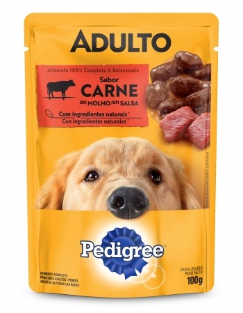 PEDIGREE® Sachê Adulto Sabor Carne ao Molho 100g