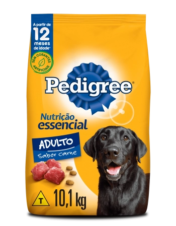 PEDIGREE® Ração Nutrição Essencial Para Cães Adultos Sabor Carne 10,1 Kg