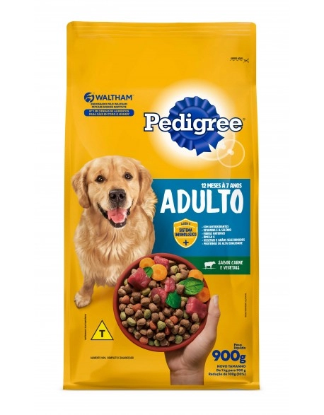 PEDIGREE® Adulto Carne & Vegetais 900g