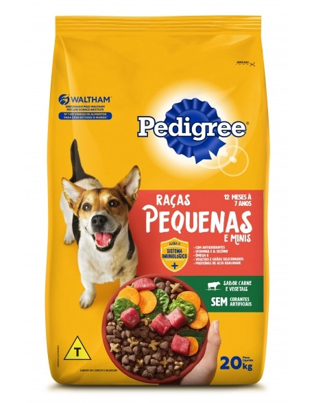 Ração PEDIGREE® Adultos Raças Pequenas e Minis 20kg