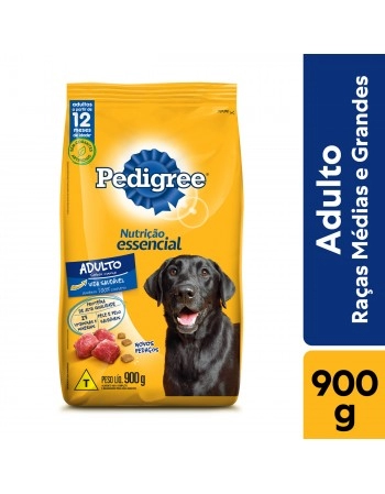 PEDIGREE® Nutrição Essencial Adulto Carne 900g