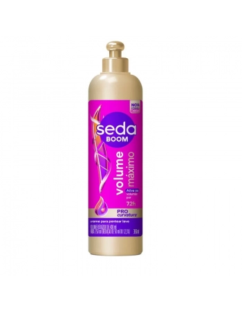 Creme Para Pentear Seda Boom Volume Máximo Frasco 350ml