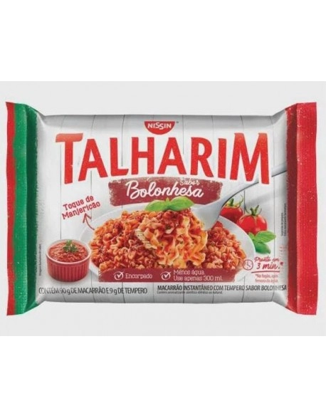 Nissin Talharim Bolonhesa 99g