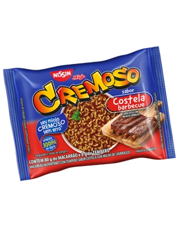 Nissin Lámen Cremoso Costela Molho de Churrasco 88g