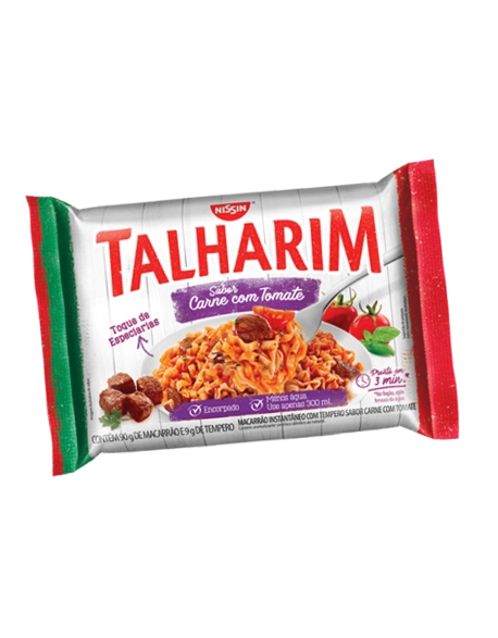 Nissin Talharim Carne com Tomate 99g