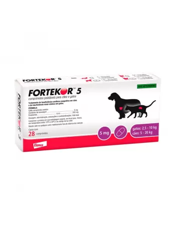 Fortekor Flavour 5mg 28 Comprimidos