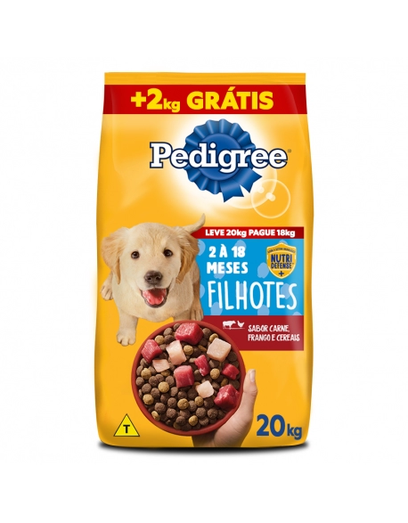 PED. FILHOTE R.MEDIAS E GRANDES L20 P18KG BONUS BAG