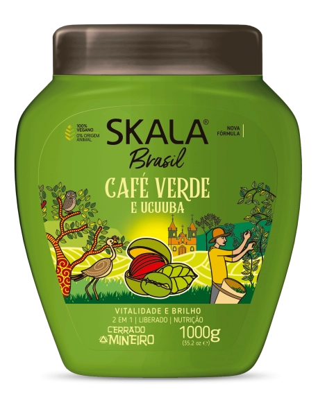 Skala Creme 2 em 1 Café Verde e Ucuuba 1kg