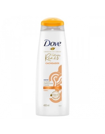 Dove Shampoo Texturas Reais Cacheados Óleo de Babosa 400ml