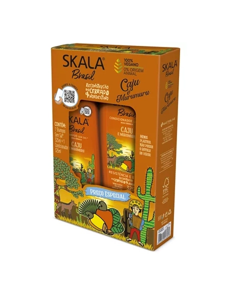 Skala Shampoo e Condicionador Caju e Murumuru 325ml