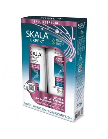 Skala Shampoo e Condicionador Bomba de Vitaminas 325ml