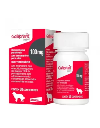 Galliprant™ Tratamento da dor e inflamação associados à OA canina 100mg com 30 Comprimidos