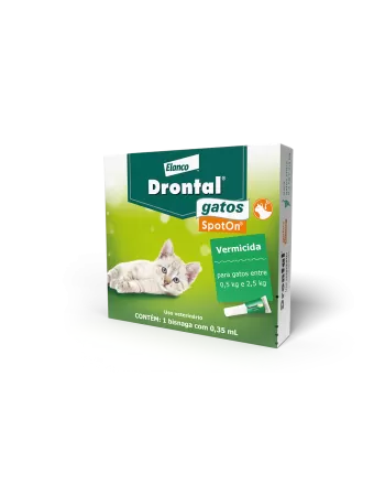 Drontal® Gatos Spot On® Vermífugo tópico para gatos 0,35ml