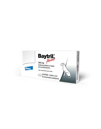 Baytril® Antibiótico para infecções cães 250mg