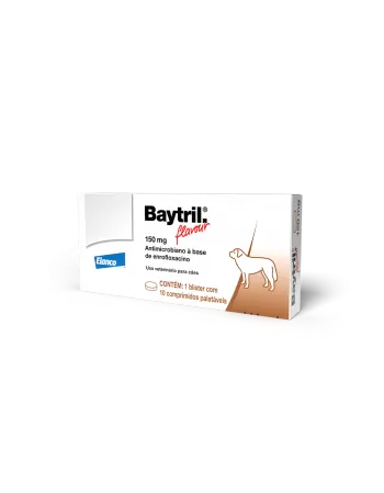 Baytril® Antibiótico para infecções cães 150mg