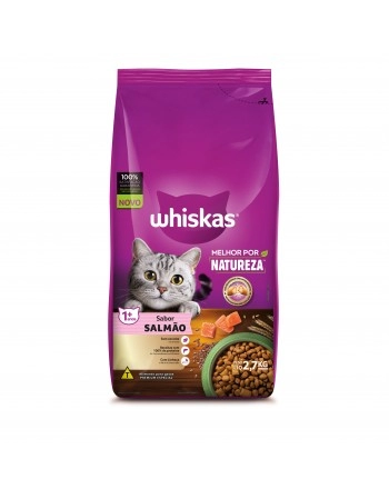 WHISKAS® Melhor Por Natureza Salmão 2,7kg