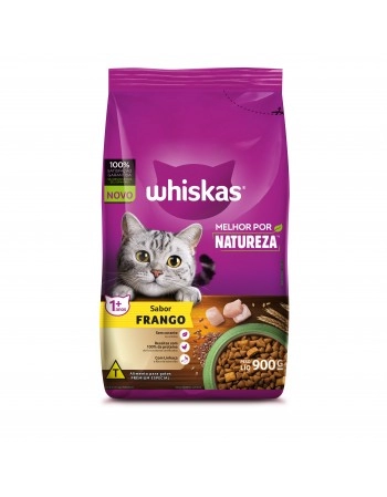 WHISKAS®​ Melhor por Natureza™ Frango 900g
