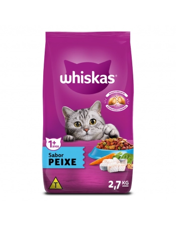 WHISKAS® Adulto Sabor Peixe 2,7 kg