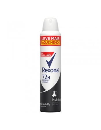 Rexona Aerosol Leve Pague - Invisible 250ml