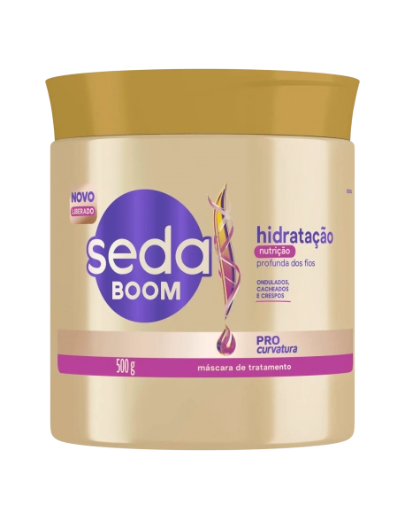 Seda Máscara Pro Curvatura Boom Hidratação Profunda 500g