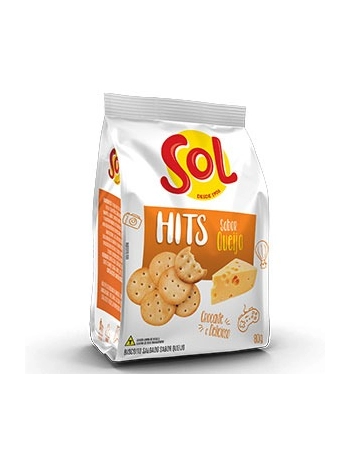 Sol Hits Biscoito Salgado Queijo 80g