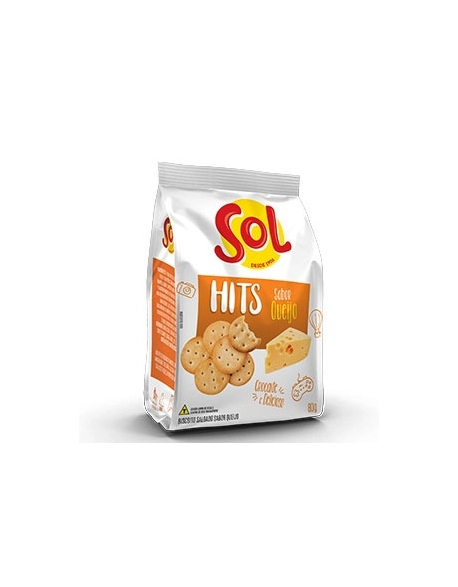 Sol Hits Biscoito Salgado Queijo 80g