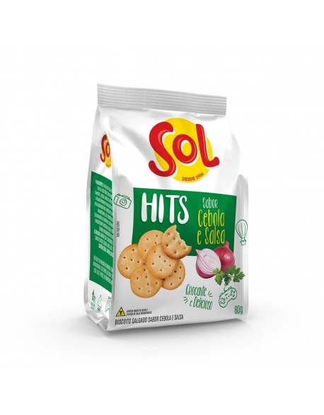 Sol Hits Cebola e Salsa 80g